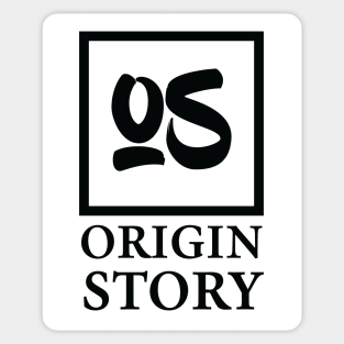 Origin Story 2020 - Black Sticker